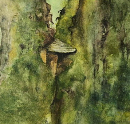 Gegensätzliches Mit Aquarellfarben