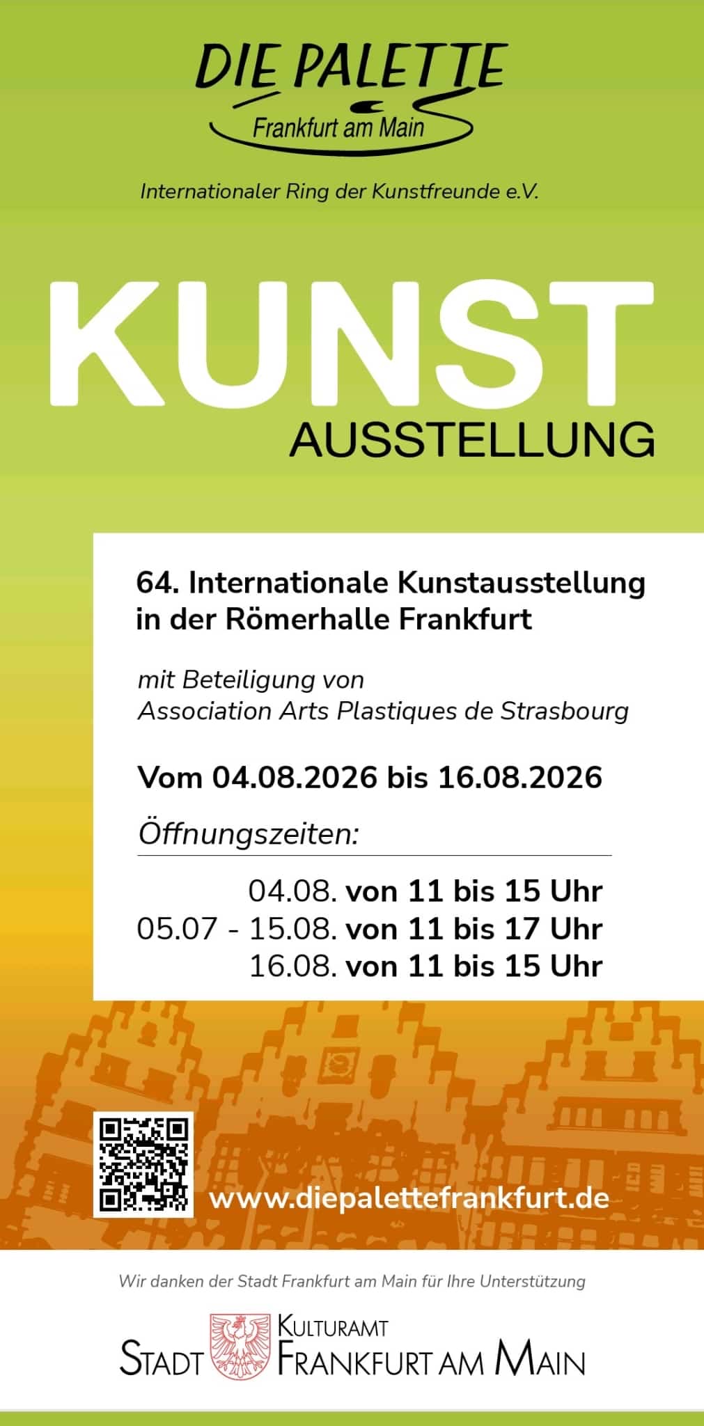 GSK Steinheim in Frankfurt: Mehri Hakimi stellt in der Römerhalle aus!